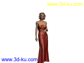 3D打印模型美女，上次弄错了，哈哈的图片