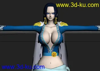 3D打印模型ps3 海贼王无尽世界红-波雅·汉库克的图片