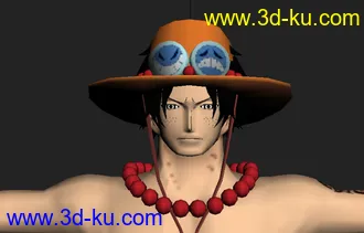 3D打印模型ps3 海贼王无尽世界红-艾斯的图片