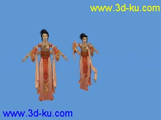 古典美女繁花梦模型带舞蹈亮春花色艳帖图的图片