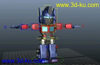 3D打印模型Q版擎天柱的图片