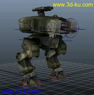 3D打印模型有绑定的机甲的图片