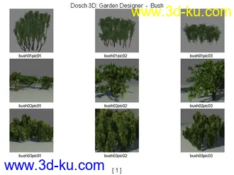 景观小品模型的图片