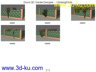 景观小品模型的图片