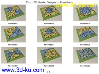 景观小品模型的图片