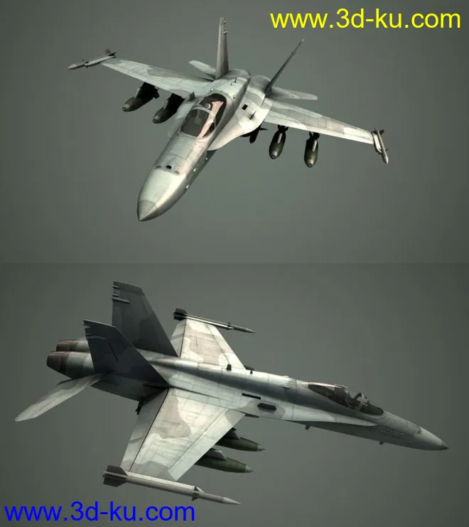 11款高精度当代主流战斗机和客机模型的图片15