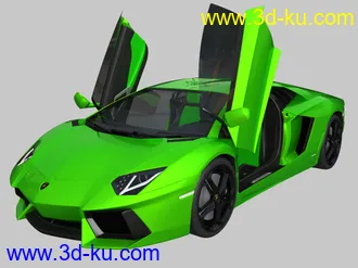 高精度兰博基尼aventador模型的图片