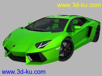 高精度兰博基尼aventador模型的图片