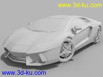 高精度兰博基尼aventador模型的图片