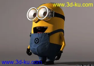 3D打印模型超萌小黄人的图片