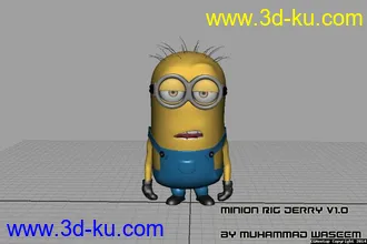 3D打印模型超萌小黄人的图片