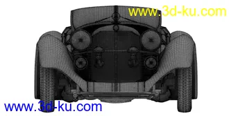 3D打印模型梅赛德斯奔驰老爷车的图片