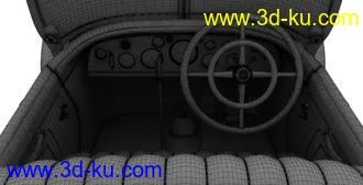 3D打印模型梅赛德斯奔驰老爷车的图片