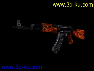 3D打印模型AK-47一把，新手上路。的图片