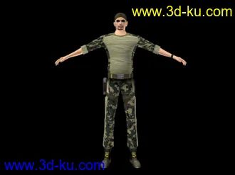 3D打印模型指挥官+UV的图片