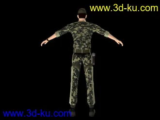 3D打印模型指挥官+UV的图片