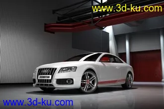 3D打印模型11个充分质感的场景带有专业材质和灯光(包括车模)的图片