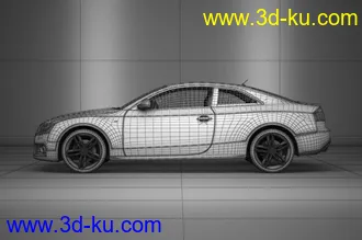 3D打印模型11个充分质感的场景带有专业材质和灯光(包括车模)的图片
