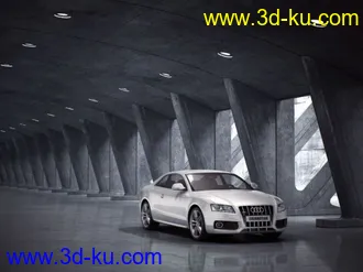 3D打印模型11个充分质感的场景带有专业材质和灯光(包括车模)的图片