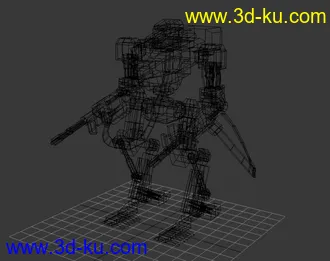 3D打印模型泰坦02（方舟计划）*新人低模的图片