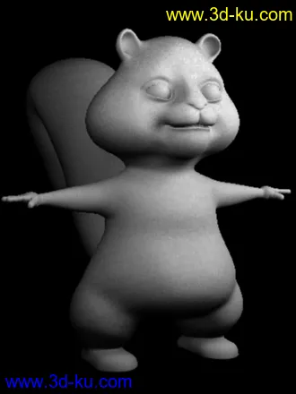 3D打印模型松鼠的图片