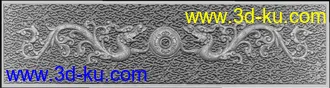 3D打印模型龙浮雕的图片