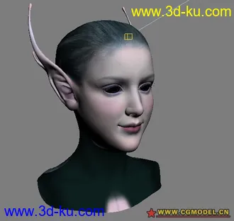 3D打印模型绝色美妖人头，不下载一定后悔！的图片