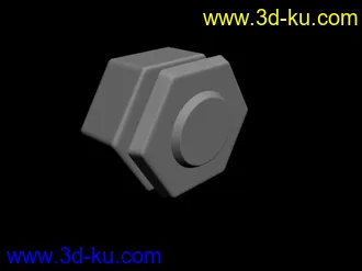 3D打印模型珍藏的各种螺丝 希望大家能喜欢喔~o(∩_∩)o的图片