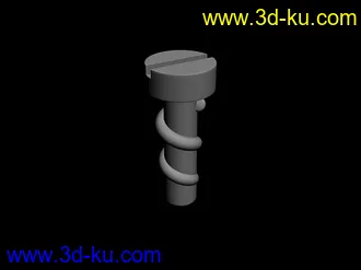 3D打印模型珍藏的各种螺丝 希望大家能喜欢喔~o(∩_∩)o的图片
