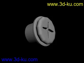 3D打印模型珍藏的各种螺丝 希望大家能喜欢喔~o(∩_∩)o的图片