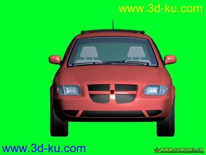 dodge caravan 2003 (max + obj)模型的图片1