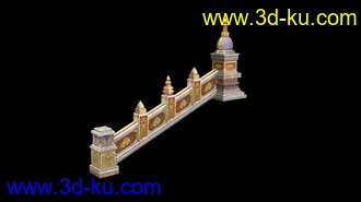 3D打印模型一个豪华的栏杆的图片