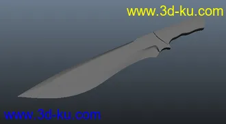 3D打印模型第一次发帖子啊 嗯 一把刀的图片