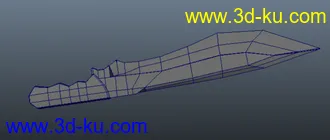 3D打印模型第一次发帖子啊 嗯 一把刀的图片