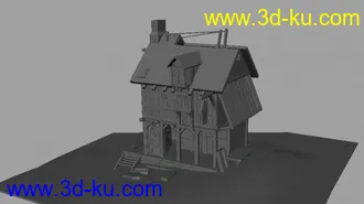 3D打印模型一个简单的房子~的图片