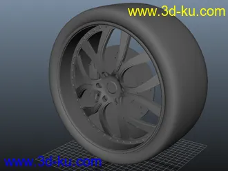 3D打印模型精细轮胎的图片
