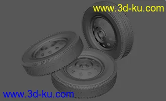 3D打印模型精细轮胎的图片