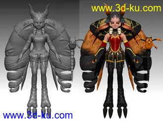 3D打印模型新手期  练手萝莉的图片