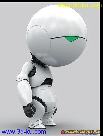 3D打印模型Q版次世代机器人（高低模）的图片