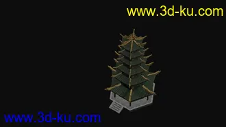 3D打印模型塔.的图片