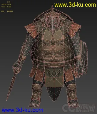 3D打印模型经典游戏 怪物的图片