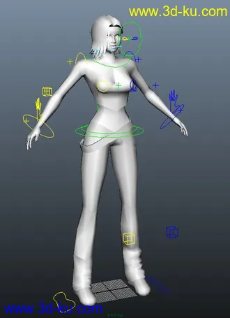 3D打印模型nvren的图片