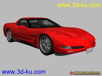 3D打印模型美式跑車Chevrolet Corvette的图片