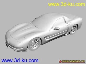 3D打印模型美式跑車Chevrolet Corvette的图片