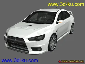 3D打印模型Mitsubishi Lancer EVO X的图片