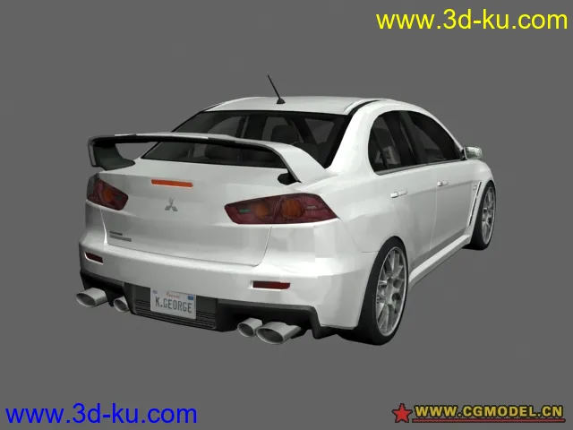 Mitsubishi Lancer EVO X模型的图片2