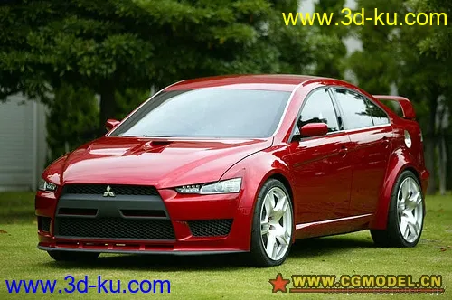 Mitsubishi Lancer EVO X模型的图片3