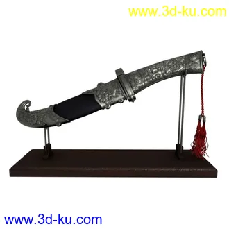 3D打印模型短剑 中式剑的图片