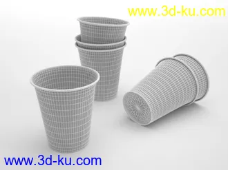 3D打印模型一次性纸杯的图片