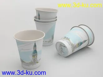 3D打印模型一次性纸杯的图片